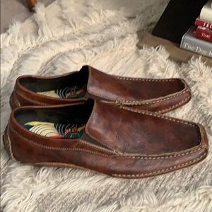 Stray Dog brown leather shoes size 11.5
